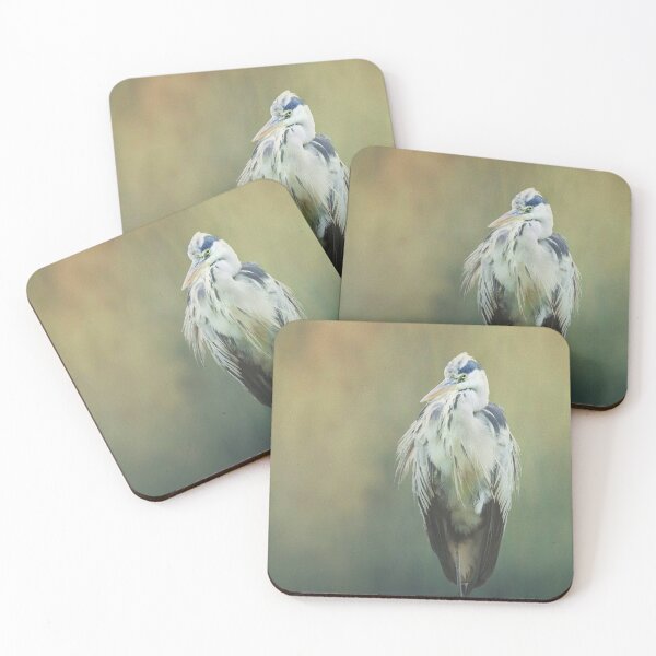 Item preview, Heron on Oil. Fine Art Style Textured Photograph.  designed and sold by melaniesharp.