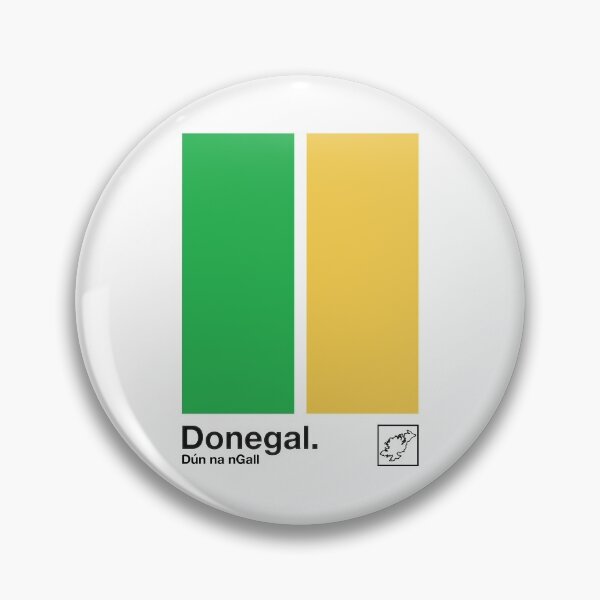 Item preview, County Donegal / Original Retro Style Minimalist Poster Design designed and sold by AestheticNow.