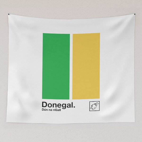 Item preview, County Donegal / Original Retro Style Minimalist Poster Design designed and sold by AestheticNow.
