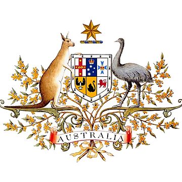 Artwork thumbnail, Australia Coat of Arms by flagswag