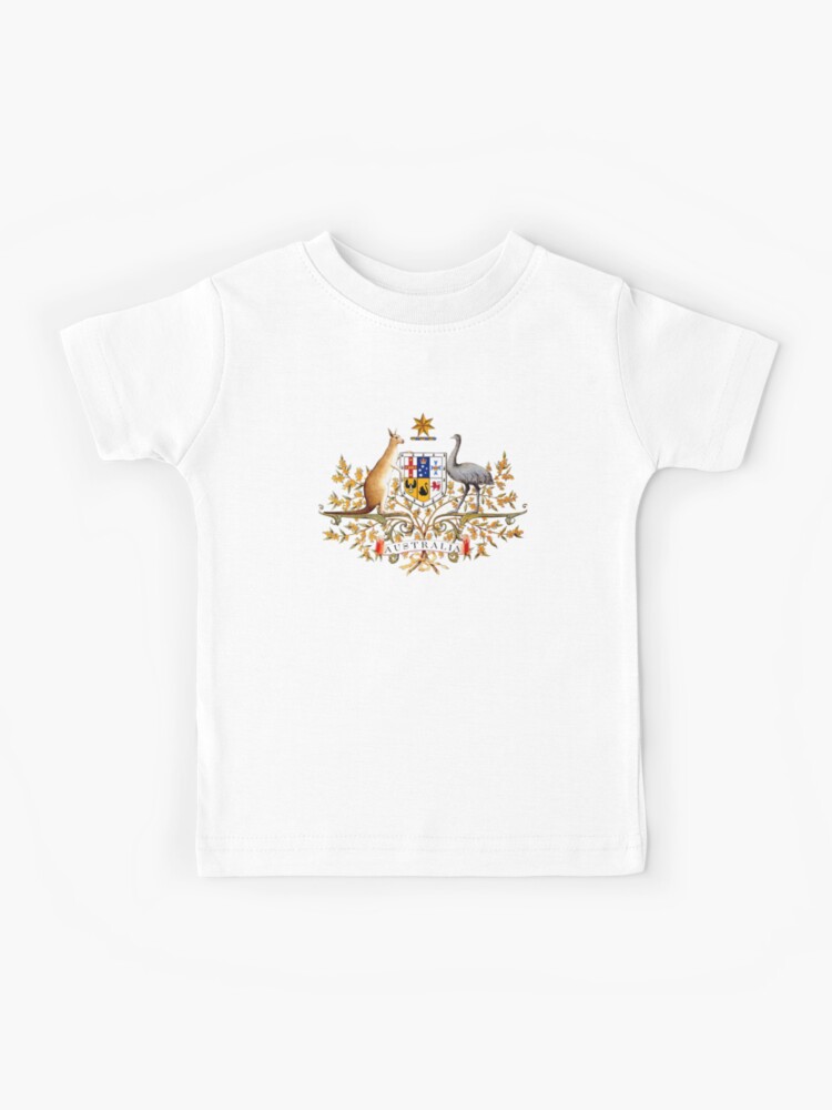 Thumbnail 1 of 2, Kids T-Shirt, Australia Coat of Arms designed and sold by flagswag.