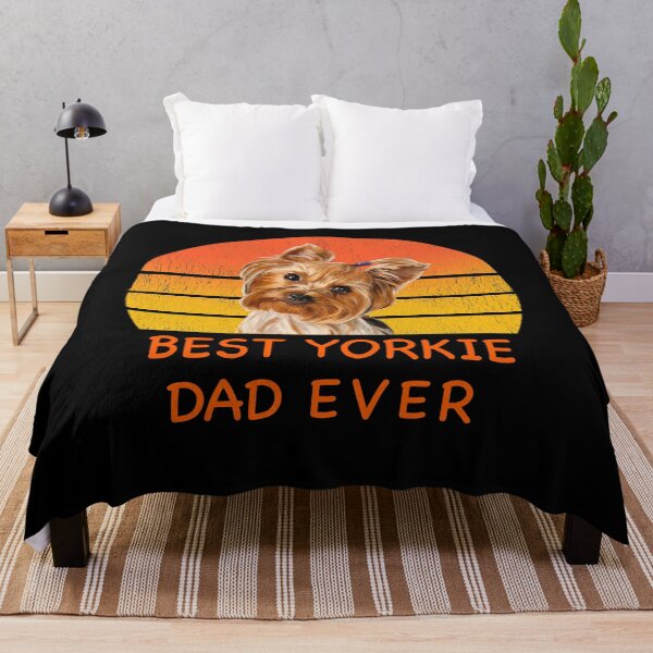 Item preview, Best yorkie Yorkshire terrier dog dad ever designed and sold by PG Illustration.