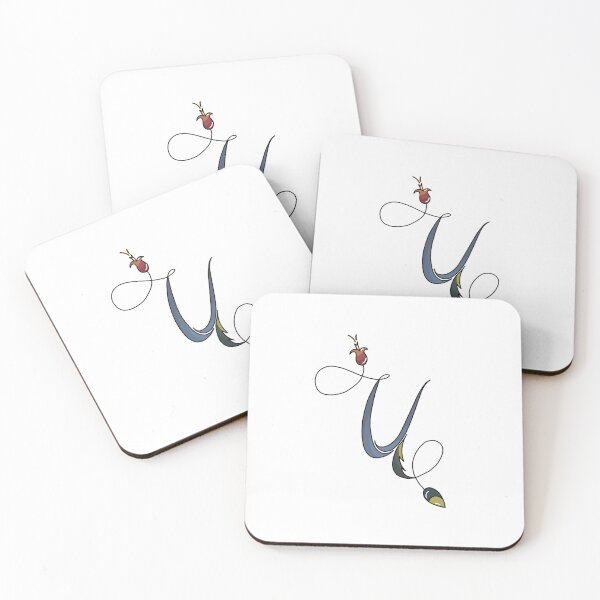 Item preview, Floral letter U designed and sold by Salpisart.