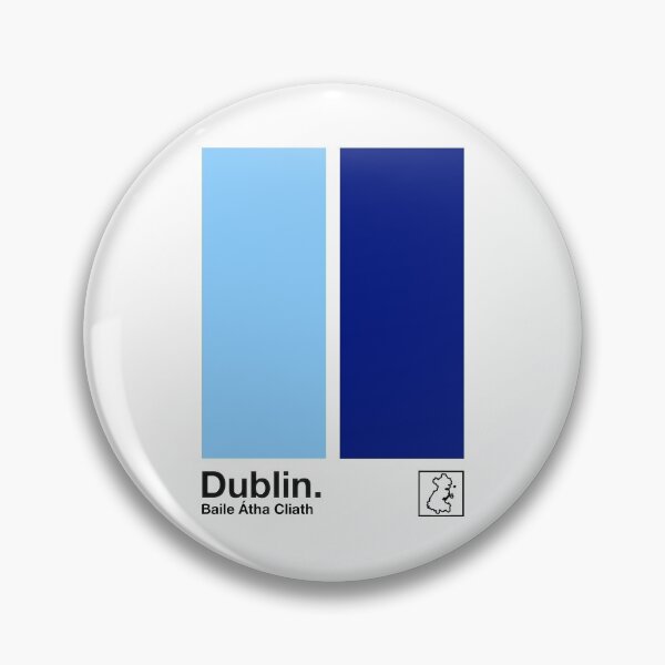 Item preview, County Dublin / Original Retro Style Minimalist Poster Design designed and sold by AestheticNow.