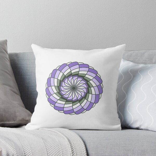 Item preview, Soft Lavender Spiral Mandala designed and sold by RedVioletShirts.