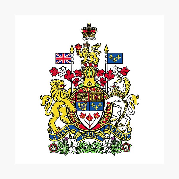 Artikelvorschau, Royal Canadian Coat of Arms entworfen und verkauft von flagswag.