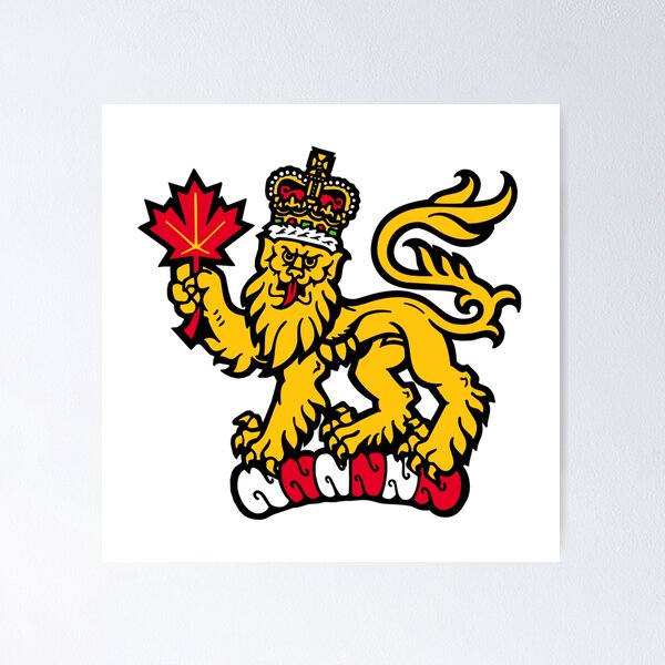 Artikelvorschau, Royal Canadian Crest entworfen und verkauft von flagswag.