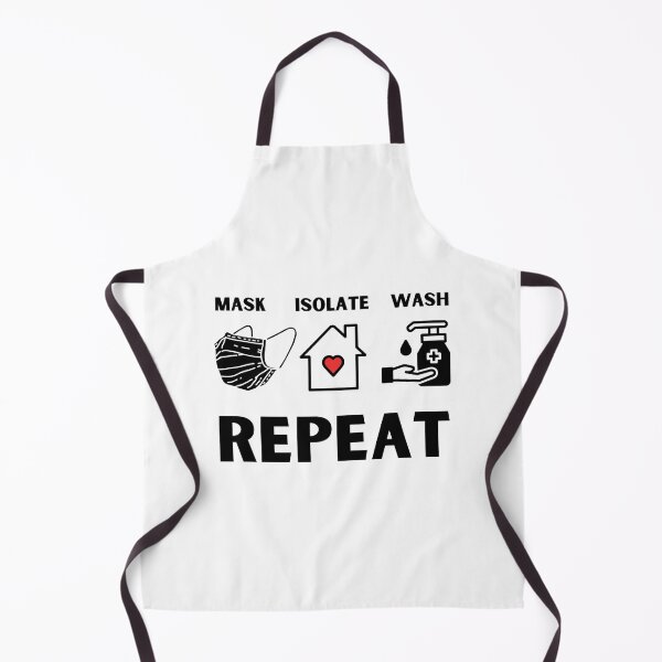 Item preview, Mask isolate and wash your hands white designed and sold by daguilon.