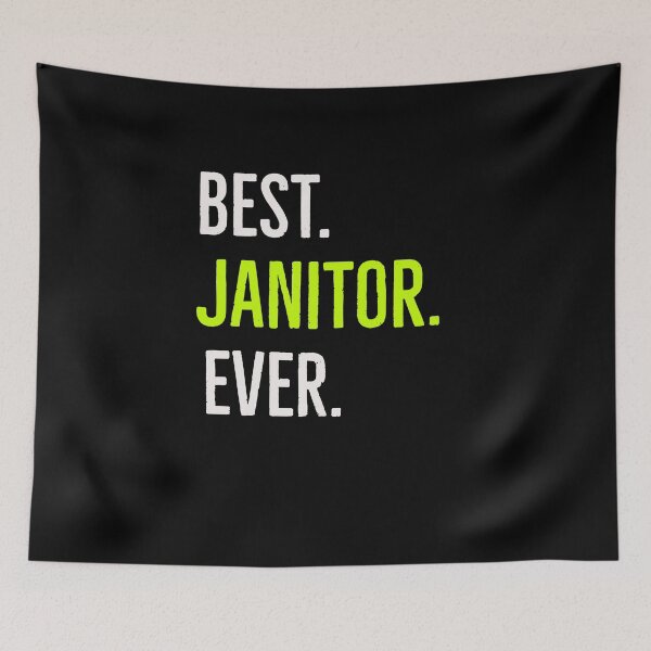 Item preview, Best Janitor Ever Gift designed and sold by AwesomeWorld1.