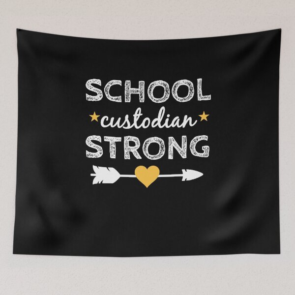 Item preview, School Custodian Strong Gift designed and sold by AwesomeWorld1.