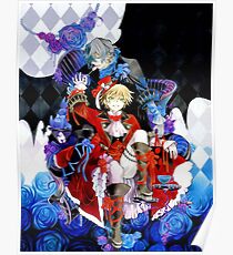 Red & blue shades (Pandora Hearts) Poster
