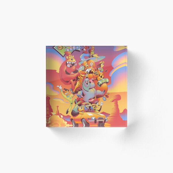 A Goofy Movie Retto Poster Acrylic Block