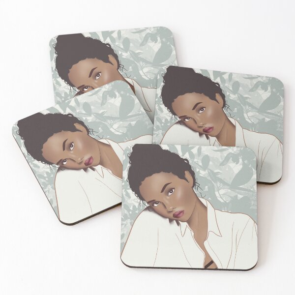 Item preview, Girl with plants background designed and sold by andreeacg.