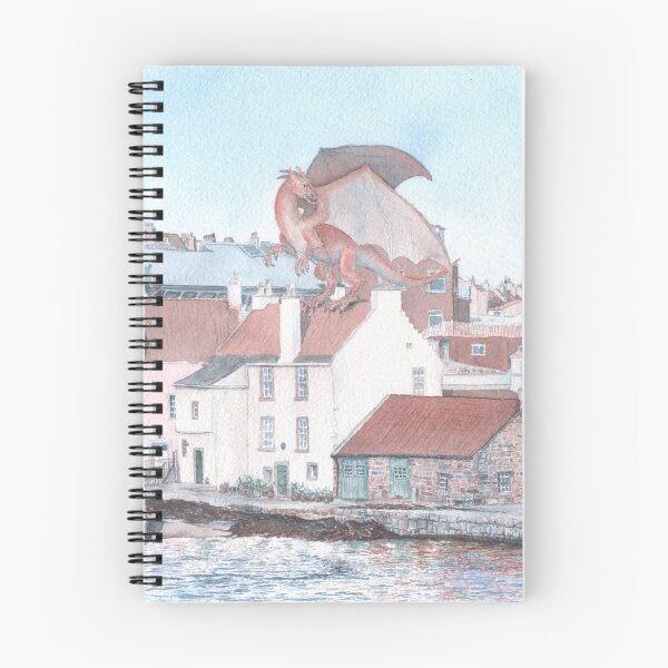 Item preview, Dragon Attack on Pittenweem designed and sold by Moti Black.