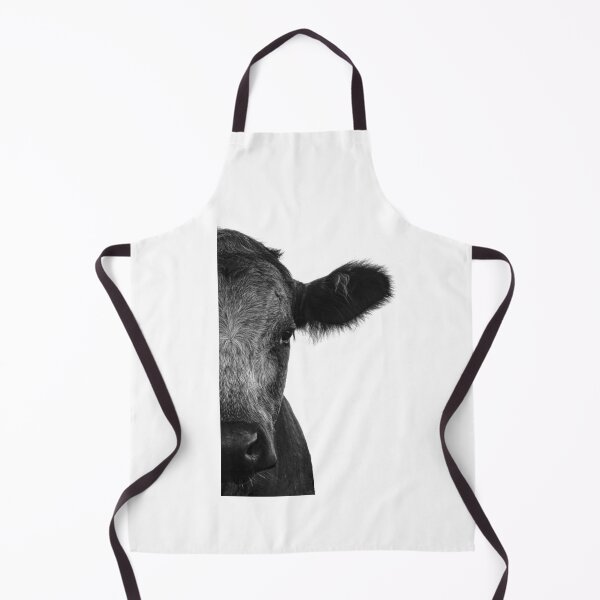 Item preview, 'No Bull'. Grey Bullock. Side Portrait. Black and White Photograph designed and sold by melaniesharp.