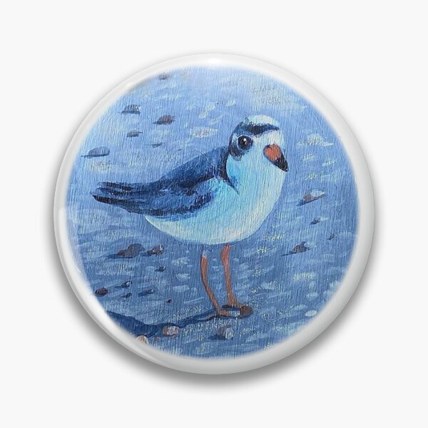 Item preview, Wooden Piping Plover designed and sold by Nora Lee Illustrations.