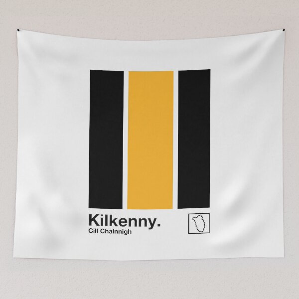 Item preview, County Kilkenny / Original Retro Style Minimalist Poster Design designed and sold by AestheticNow.