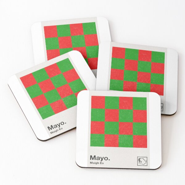 Item preview, County Mayo, Ireland - Retro Style Minimalist Poster Design  designed and sold by AestheticNow.