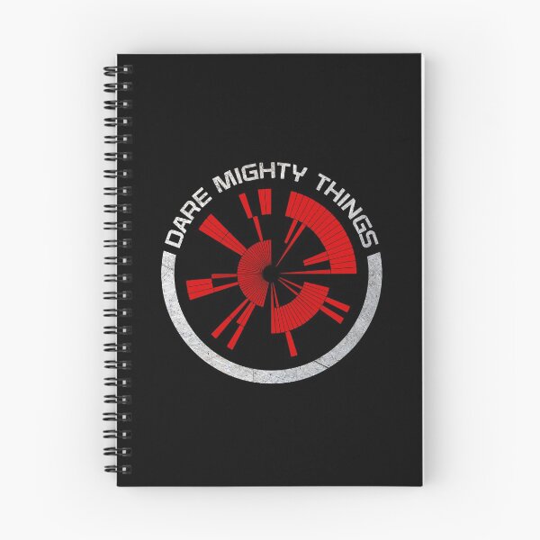 Item preview, Dare Mighty Things red circle designed and sold by Mandeep68.