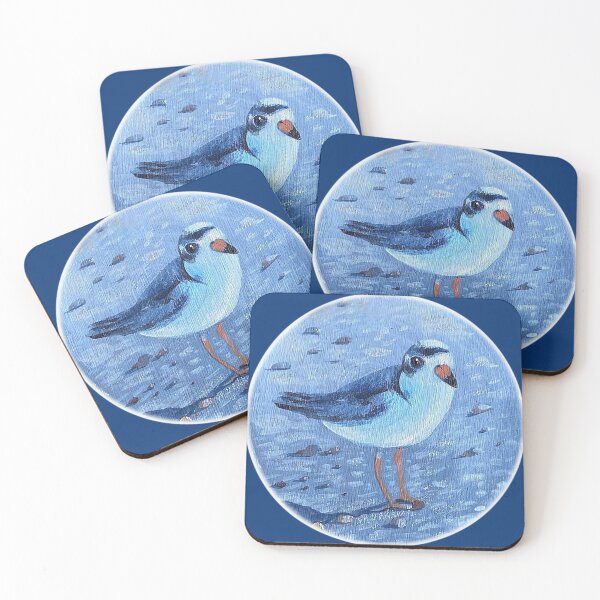 Item preview, Wooden Piping Plover designed and sold by Nora Lee Illustrations.
