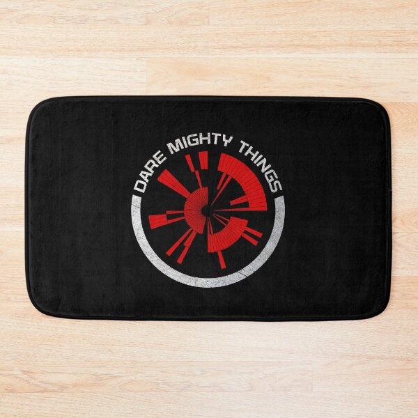 Item preview, Dare Mighty Things red circle designed and sold by Mandeep68.
