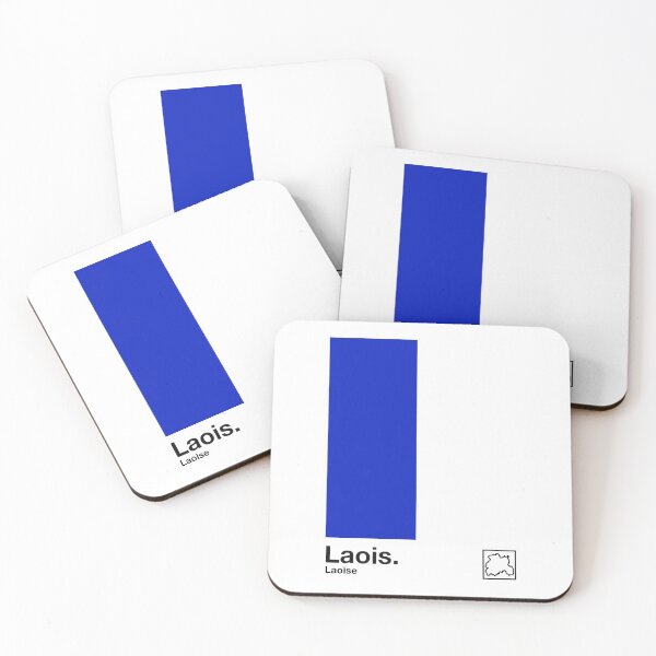Item preview, County Laois / Original Retro Style Minimalist Poster Design designed and sold by AestheticNow.