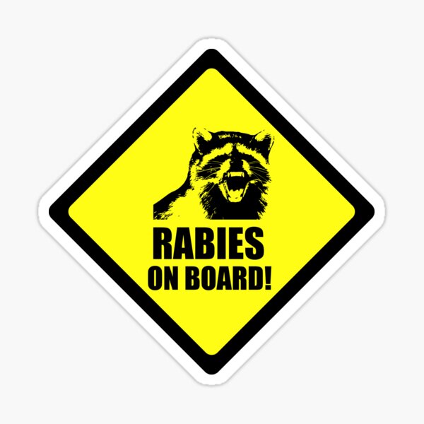 Item preview, Rabies on board designed and sold by TheSeeSection.