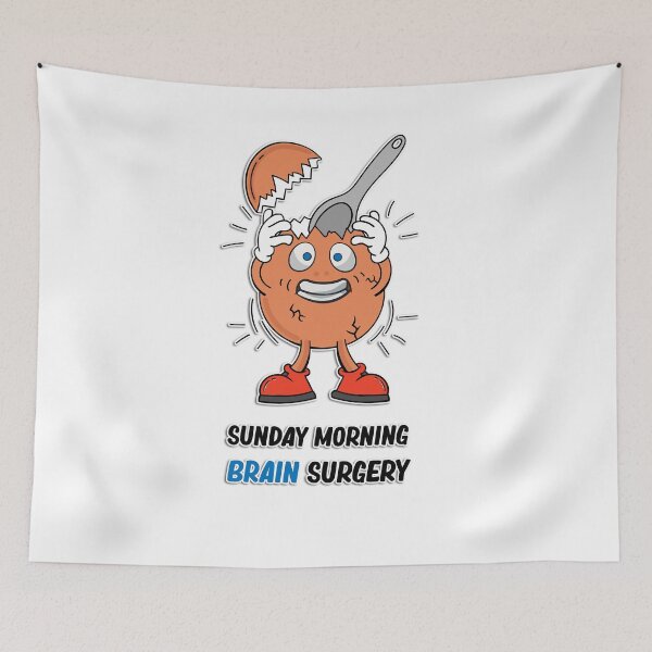 Item preview, Sunday morning brain surgery designed and sold by creativedane.