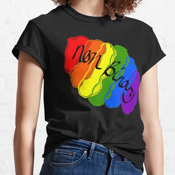 Nonbinary - rainbow splodge Classic T-Shirt