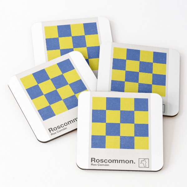 Item preview, County Roscommon, Ireland - Retro Style Minimalist Poster Design  designed and sold by AestheticNow.