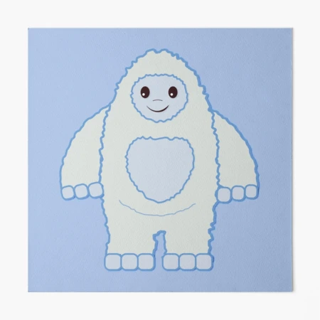 Chibi Kawaii Yeti - Cute Monsters - Magnet