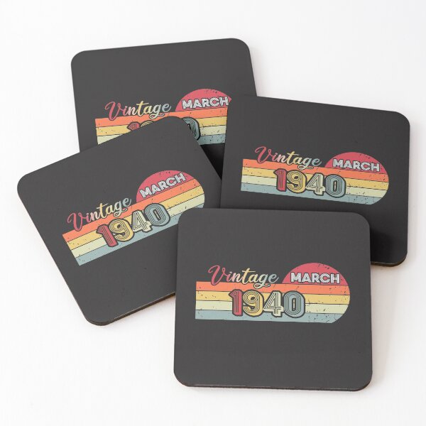 Item preview, Sunset Vintage March 1940 , Retro March Birthday , Born In 1940 , Funny Gift Ideas for Birthday designed and sold by biigshow.