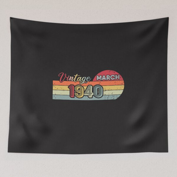 Item preview, Sunset Vintage March 1940 , Retro March Birthday , Born In 1940 , Funny Gift Ideas for Birthday designed and sold by biigshow.