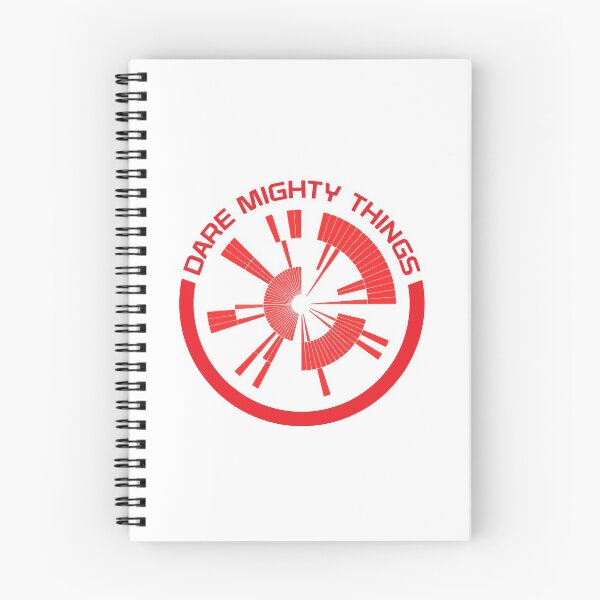 Item preview, Dare Mighty Things red circle designed and sold by Mandeep68.