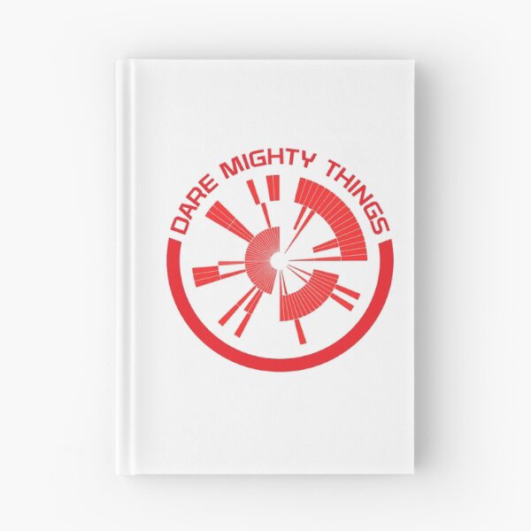 Item preview, Dare Mighty Things red circle designed and sold by Mandeep68.