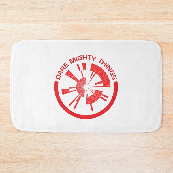 Item preview, Dare Mighty Things red circle designed and sold by Mandeep68.