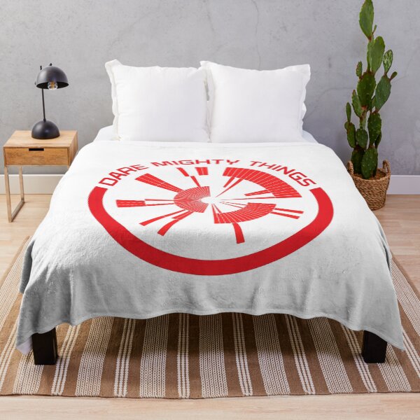 Item preview, Dare Mighty Things red circle designed and sold by Mandeep68.