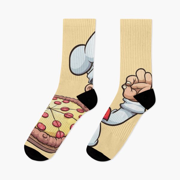 Item preview, Chef holding a big pepperoni pizza designed and sold by ESDT.