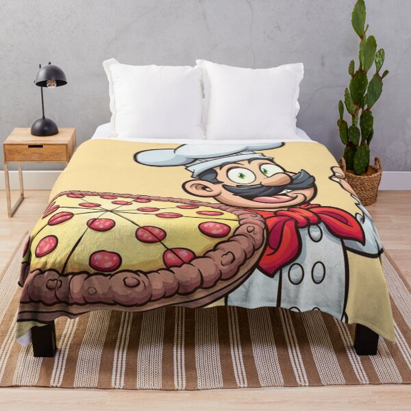 Item preview, Chef holding a big pepperoni pizza designed and sold by ESDT.