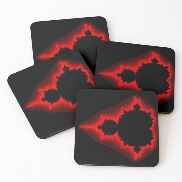 Item preview, Red Black Mandelbrot designed and sold by Rupert Russell.