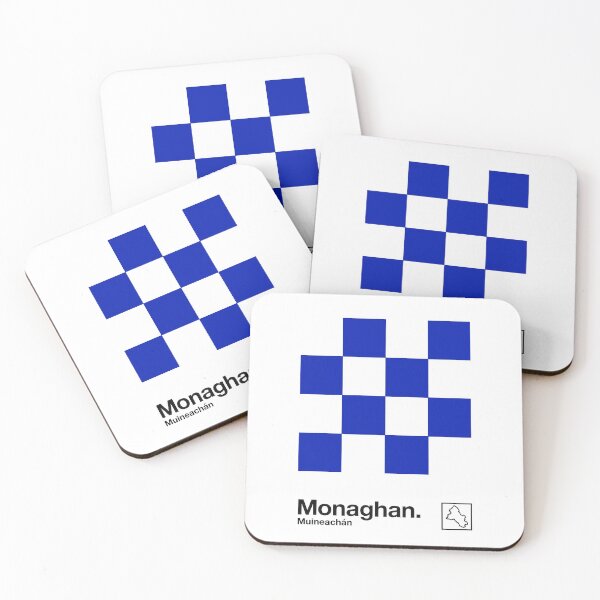 Item preview, County Monaghan / Original Retro Style Minimalist Poster Design designed and sold by AestheticNow.