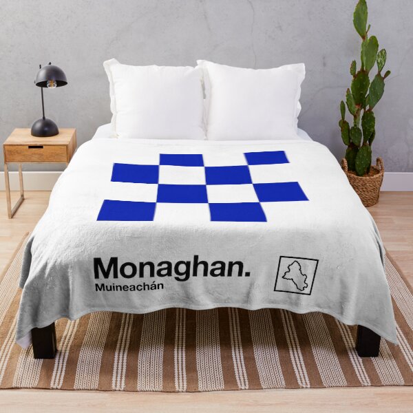 Item preview, County Monaghan / Original Retro Style Minimalist Poster Design designed and sold by AestheticNow.