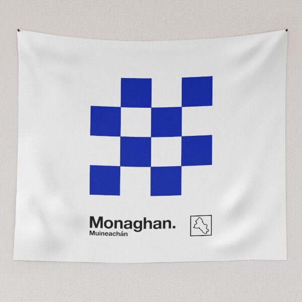 Item preview, County Monaghan / Original Retro Style Minimalist Poster Design designed and sold by AestheticNow.