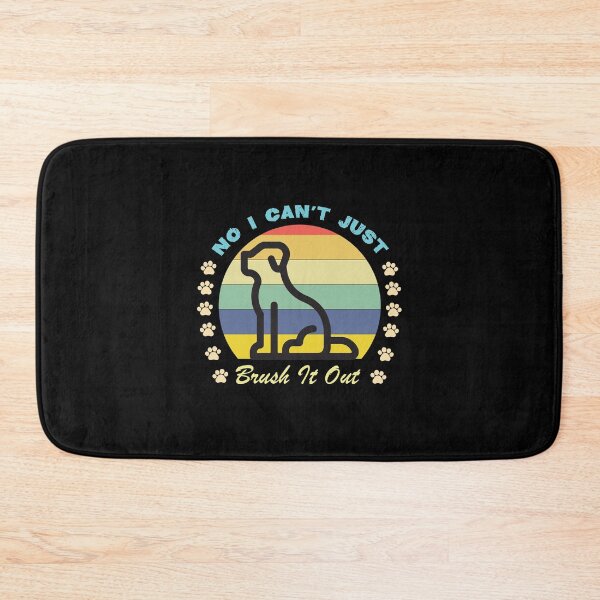 Item preview, No I Can't Just Brush It Out Dog Grooming - Adult Humor Graphic Novelty Sarcastic Funny Dog -Retro Dog  designed and sold by FELTA.