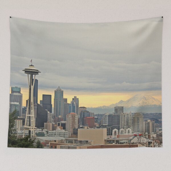Artikelvorschau, Skyline von Seattle entworfen und verkauft von TravelDrone.