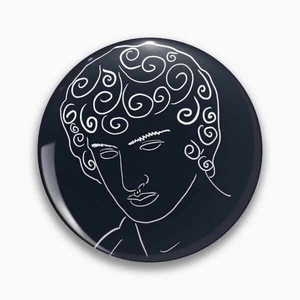 Item preview, Greek statue Line art minimalist illustration designed and sold by iliketeas.