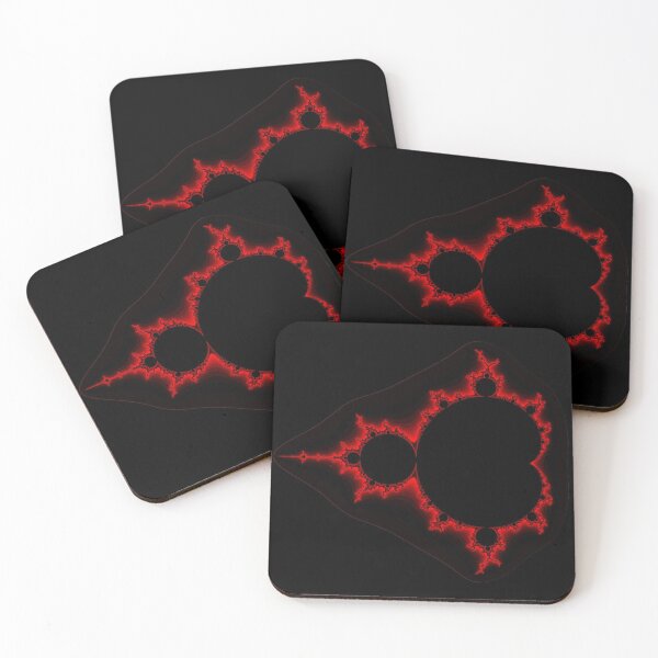 Item preview, Red Black Mandelbrot v002 designed and sold by Rupert Russell.