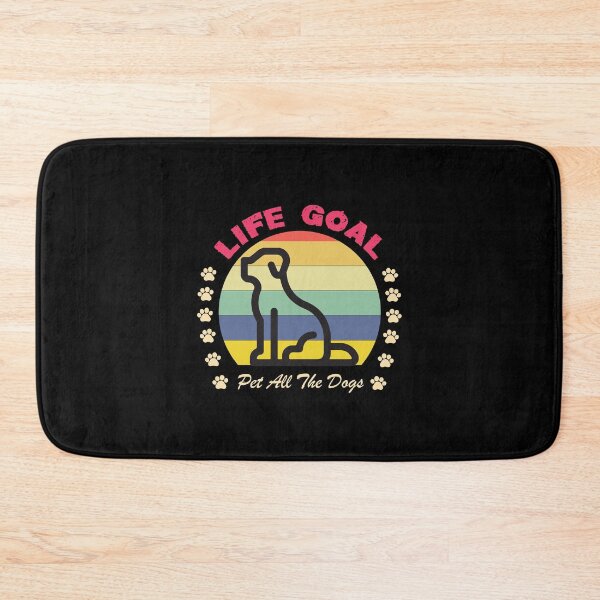 Item preview,  Life Goal Pet All The Dogs T-Shirt Pet Lover Gift - Adult Humor Graphic Novelty Sarcastic Funny Dog -Retro Dog  designed and sold by FELTA.