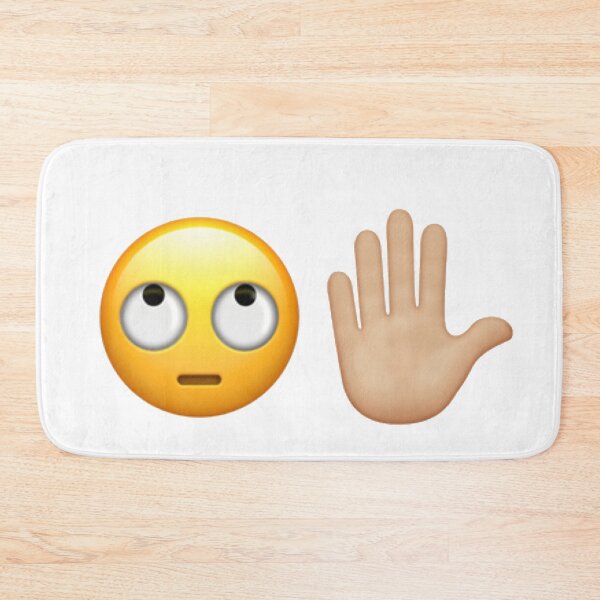 Item preview, eye roll and hand emoji designed and sold by KaylaH22.