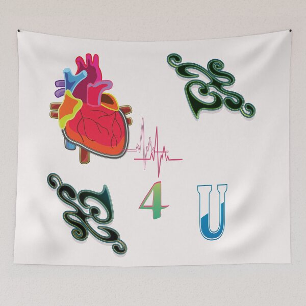 Item preview,   Heart Beats For You colorful designed and sold by alayal57.
